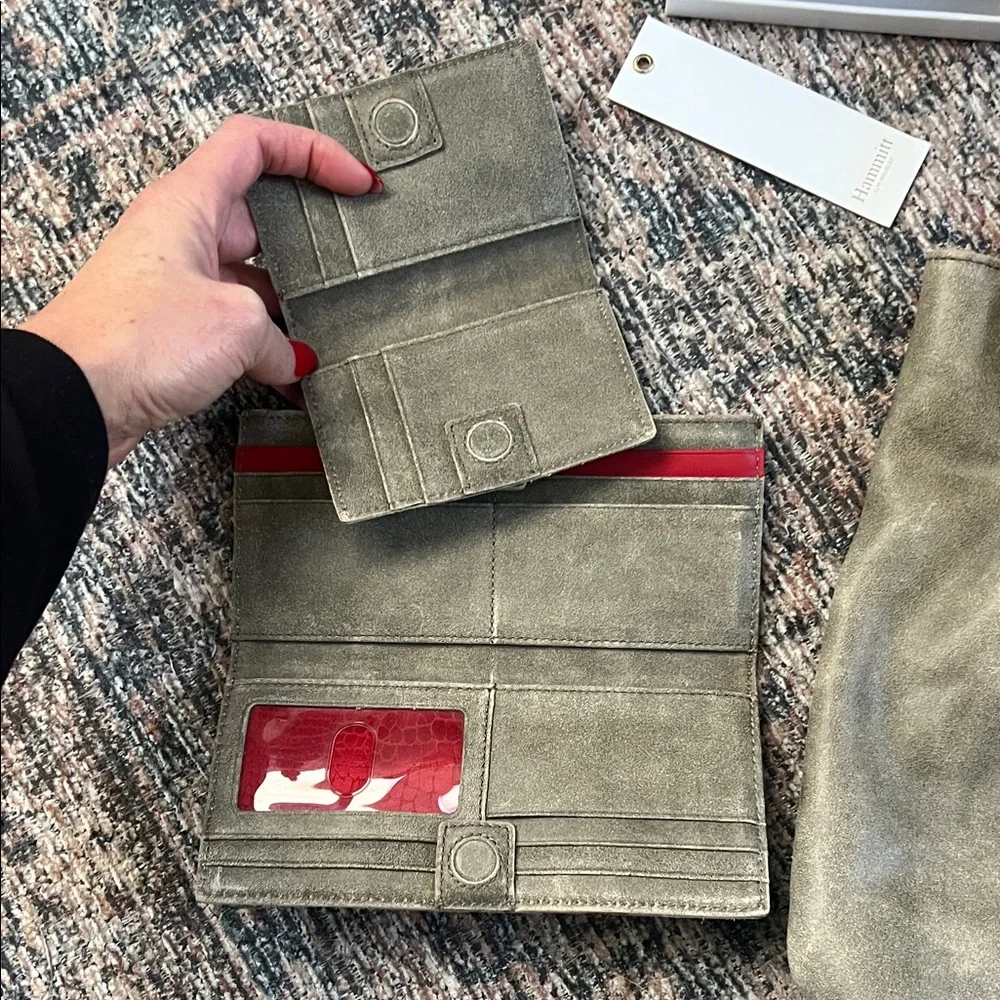 Hammitt Gray Leather Shoulder Bag Set - Picture 2 of 5